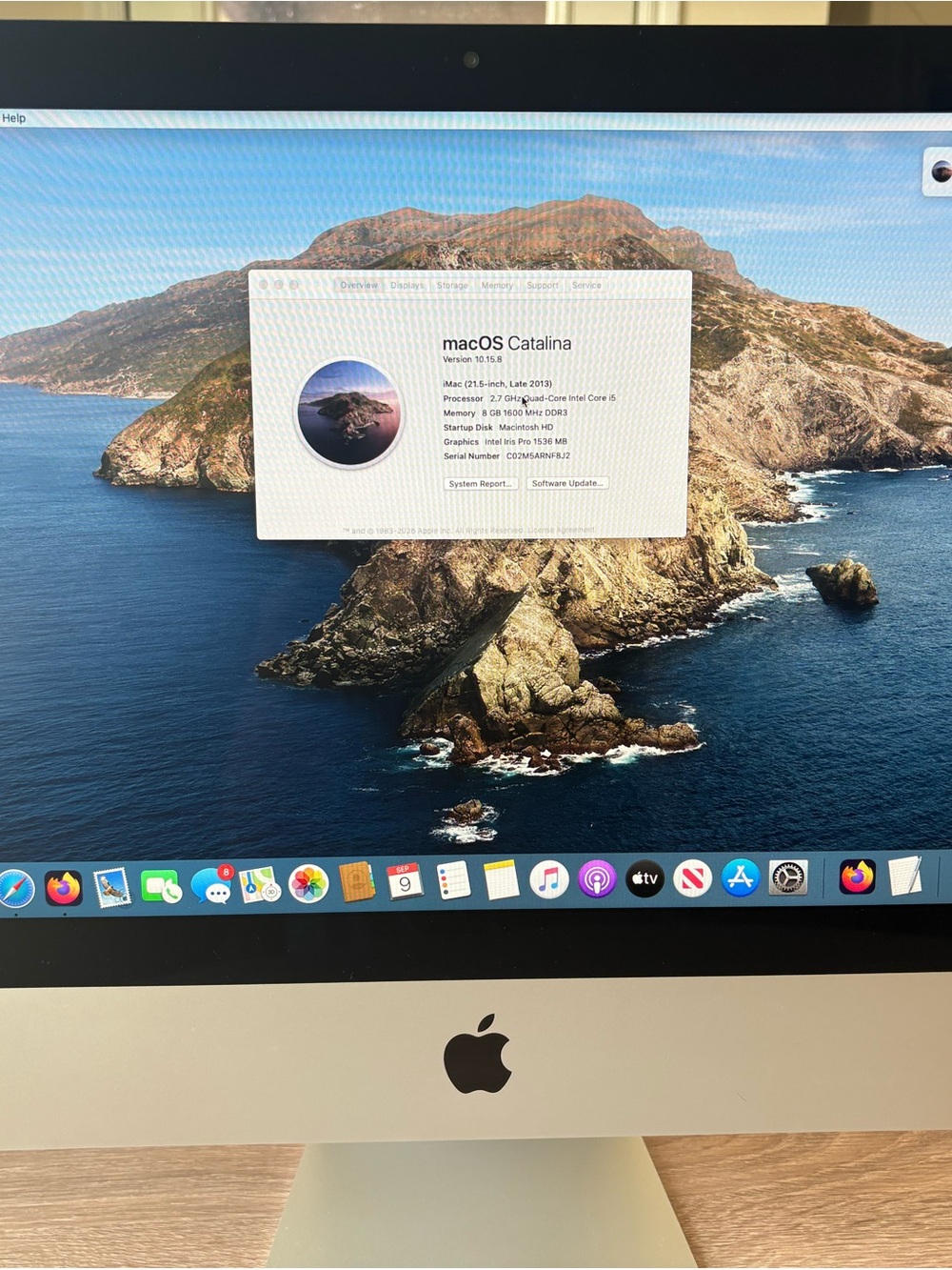 Apple iMac Silver and Black All-in-One Desktop